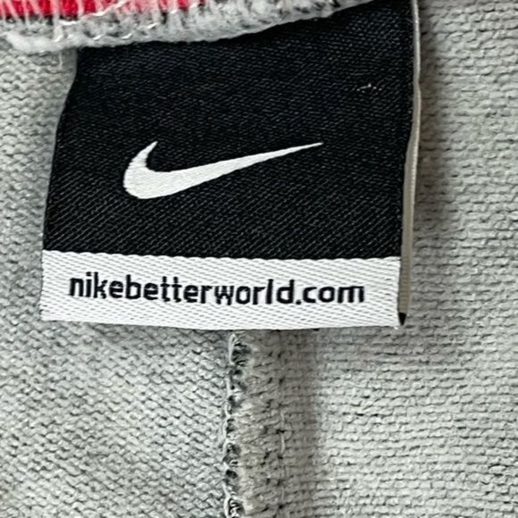 Nike Crop Joggers Women's Gray/Pink Y2K Retro Just Do It Flip Waist Sweatpants - Picture 7 of 10